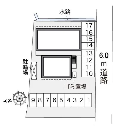 ★手数料０円★相生市双葉　月極駐車場（LP）